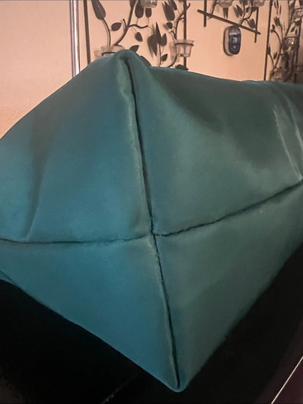 kate spade emerald green nylon tote bag